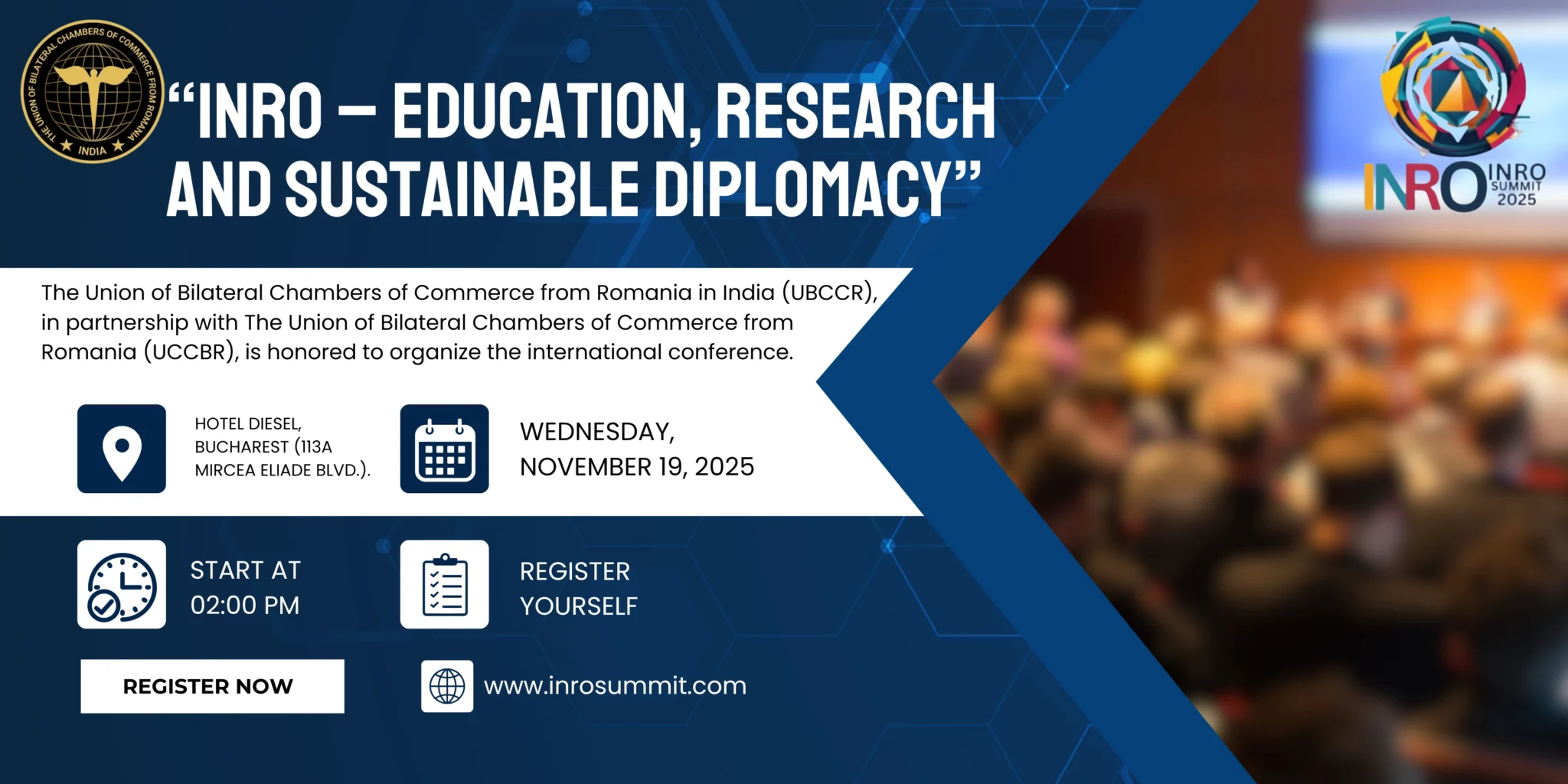 “INRO – Education, Research and Sustainable Diplomacy”