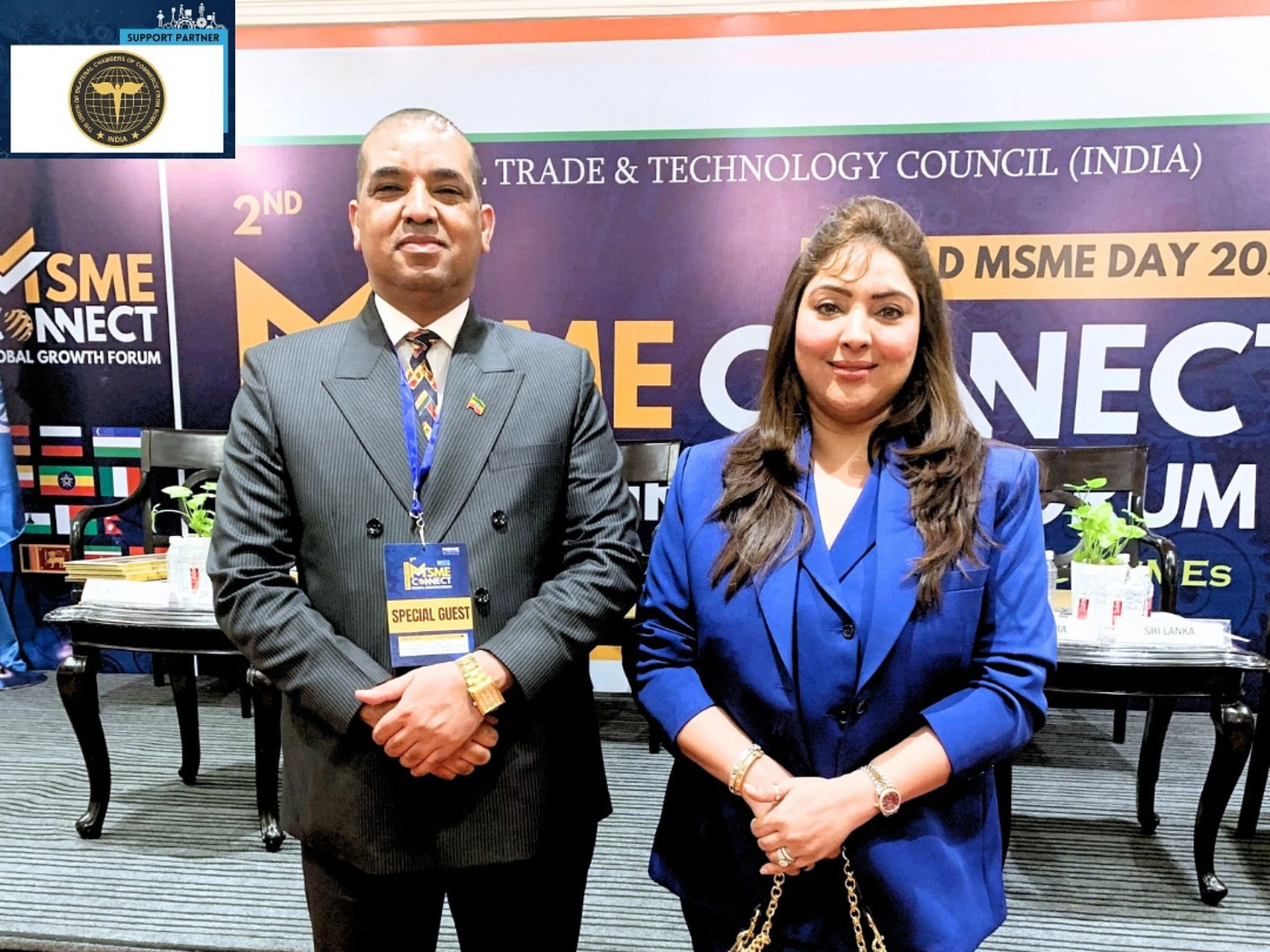 Ms. Shiva Munjal joined Mr. Gebru Teklay at the 2nd MSME Connect – Global Growth Forum, marking a step forward in India–Africa–Romania MSME cooperation.
